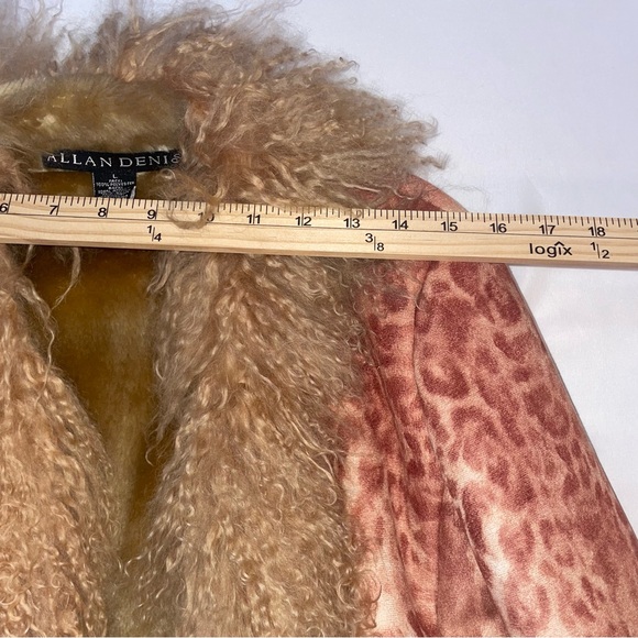 Teddy Mongolian fur Jacket penny lane bratz doll jacket with leopard print - Picture 2 of 12